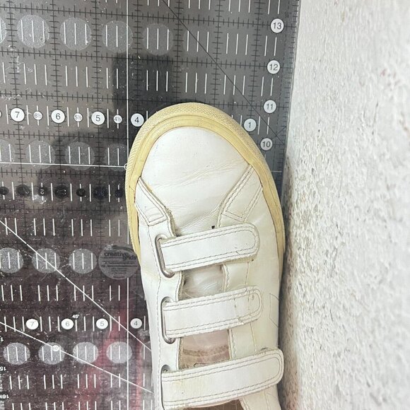 Veja Recife V Lock Women Size 10 White Stitch V Logo Leather Comfort Shoes - Picture 14 of 14